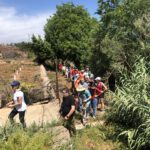 Más de 60 personas andan el río Seco de Betxí